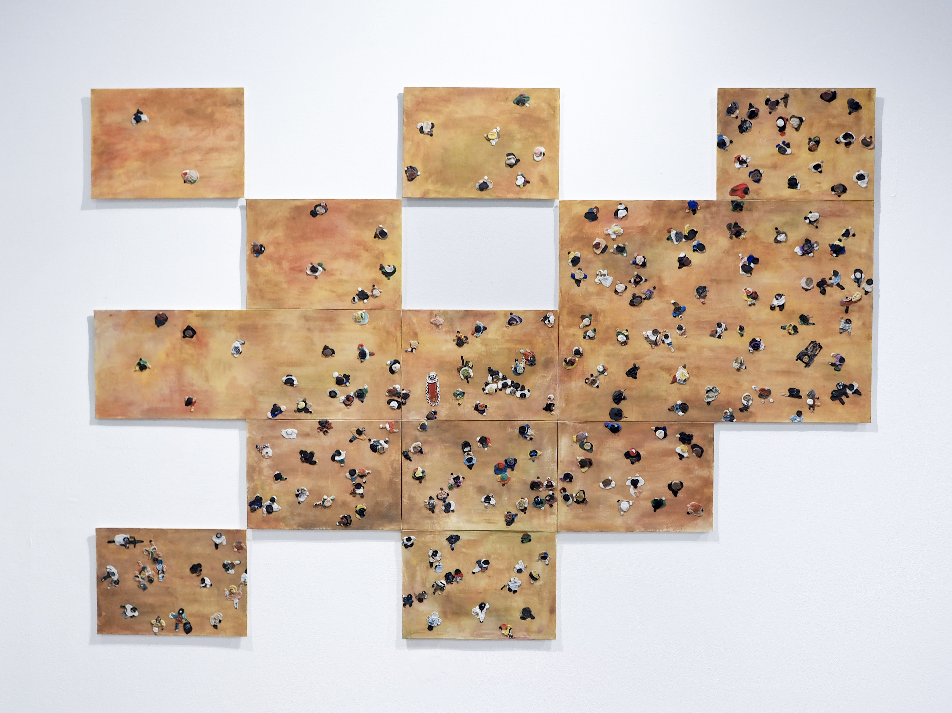 Gaps in Humanity painting by Anya Vero