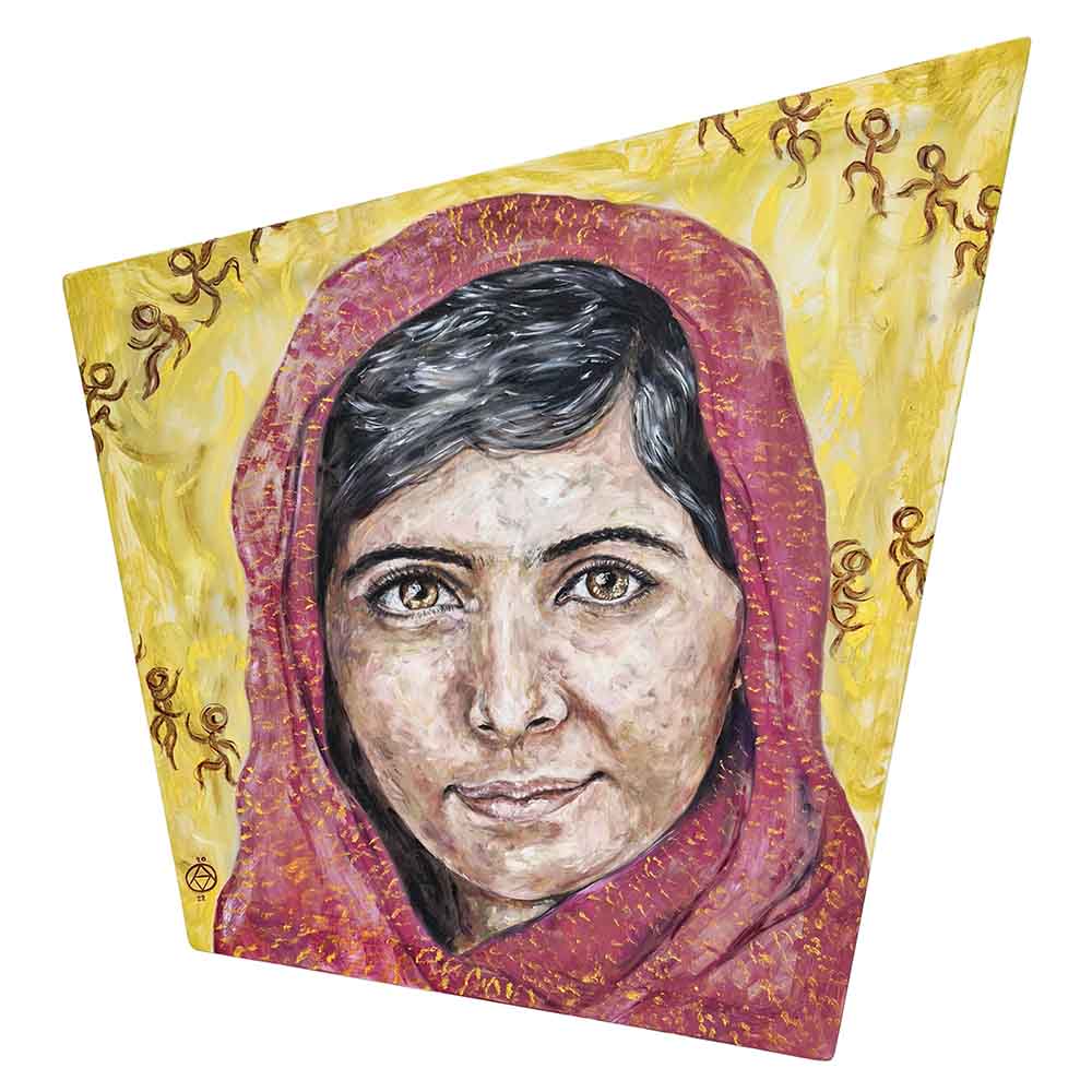 Portrait of Malala Yousafzai