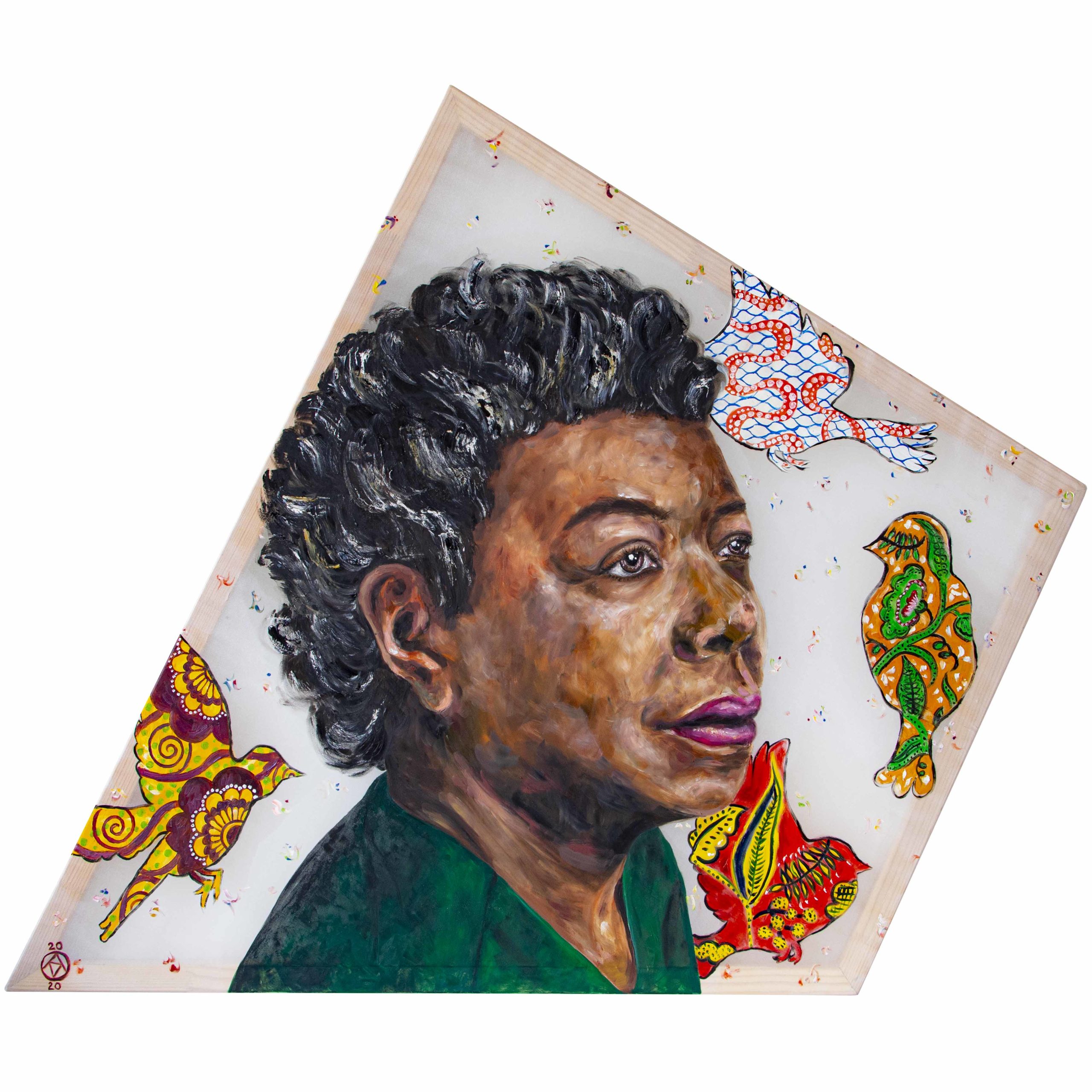 Maya Angelou by Anya Vero oil painting portrait